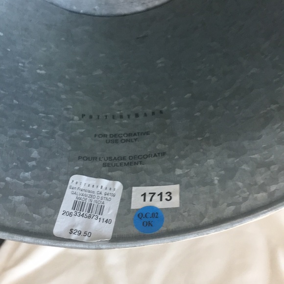 Pottery barn lot vessel and bucket with divider - Picture 6 of 8